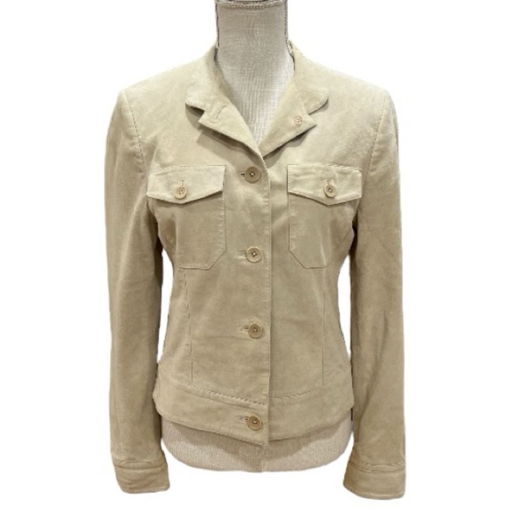 Massimo Dutti Women’s Beige Layer Lightweight Jacket Size M/32
